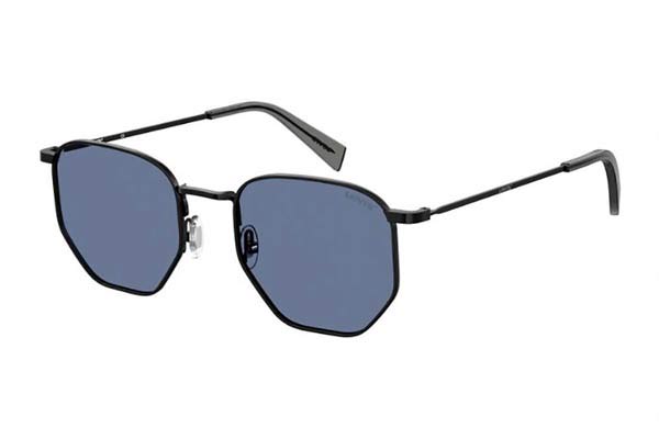 Levi's Lv 1007/s Sunglasses Gold Grey / Blue in Black
