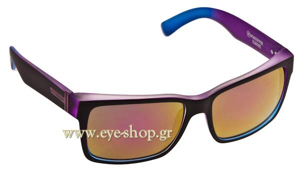Sunglasses Von Zipper Elmore VZSU79 BNB Purple Blue Satin 9094 Kosmic Chrome