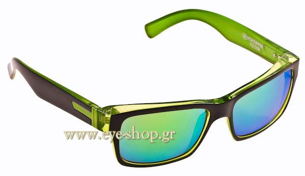 Sunglasses Von Zipper Fulton VZSU78 105 9079 Lime Yellow Satin Quasar Chrome